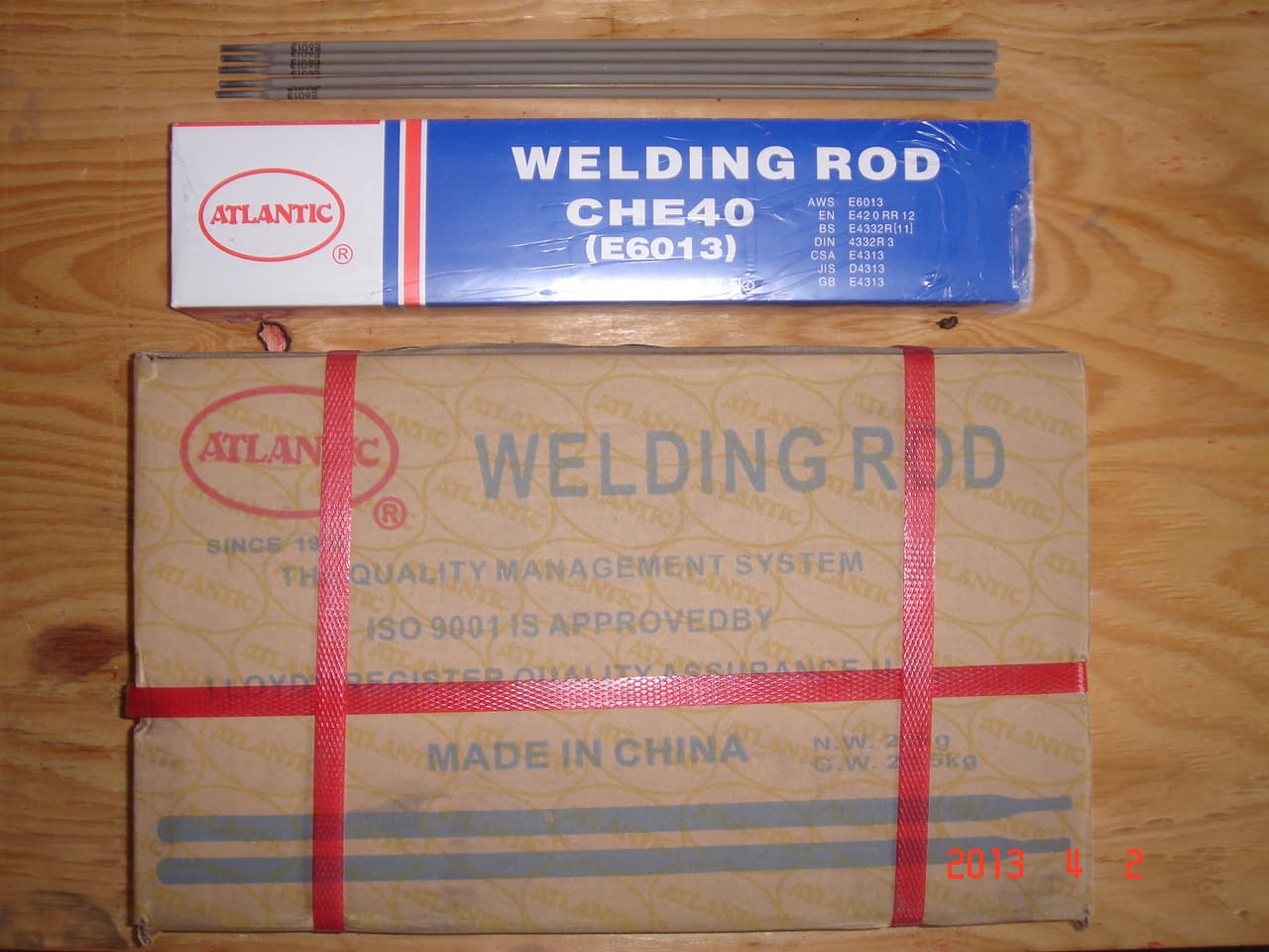 E6013 Welding electrode for carbon steel